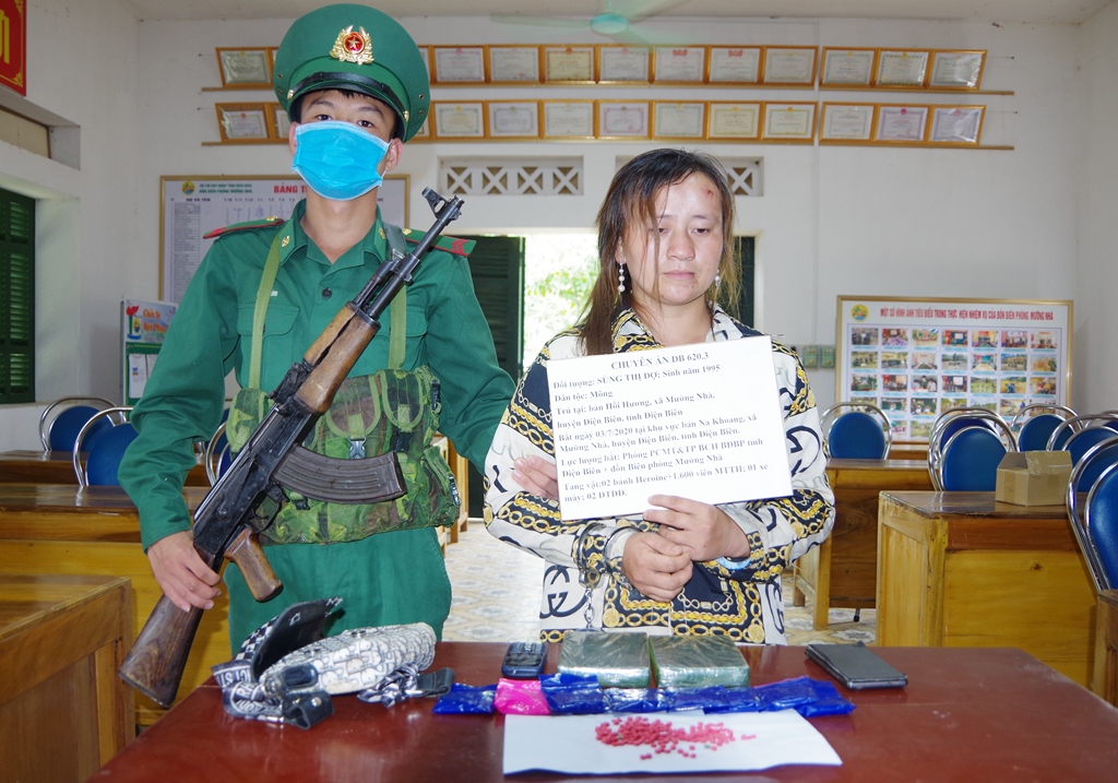 Điện Biên: Bắt đối tượng mua bán 2 bánh heroin và 1.600 viên ma túy tổng hợp 